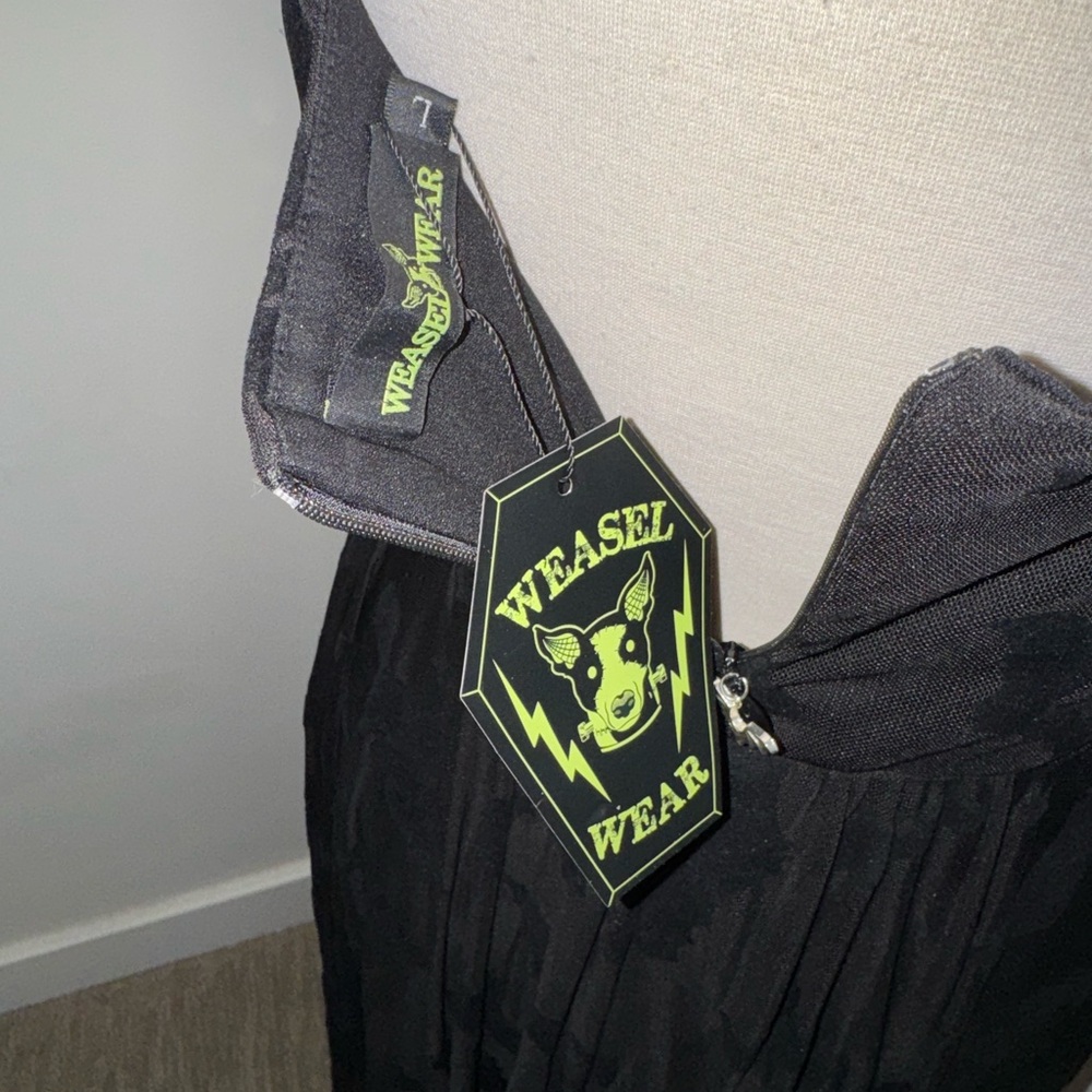 NEW WEASEL WEAR Nosferatu Bat Maxi with Built-In Romper Size Large - Picture 6 of 11